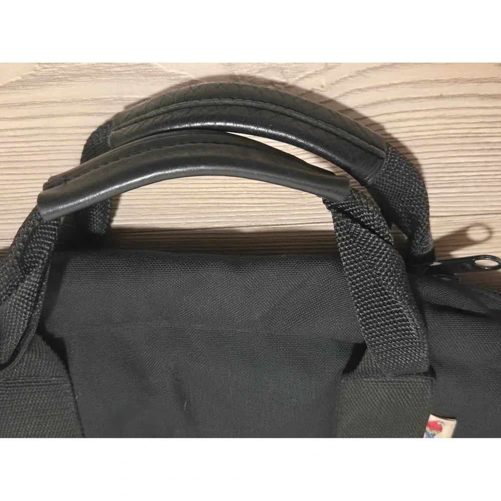 Vintage Michael Jordan Celebrity Golf Classic Messenger Bag Black Canvas Laptop